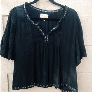 Edgy flare shirt